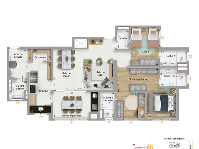 #131 - Apartamento para Venda em São Bernardo do Campo - SP - 3